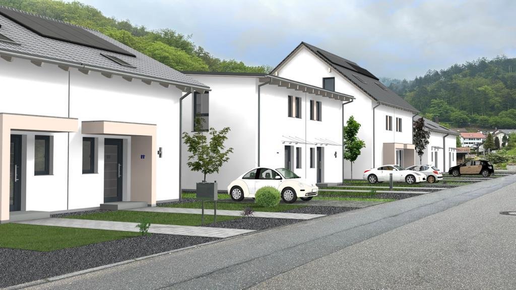 Bauträgergrundstück - flaches Baugrundstück für 4 DHH in Eberbach