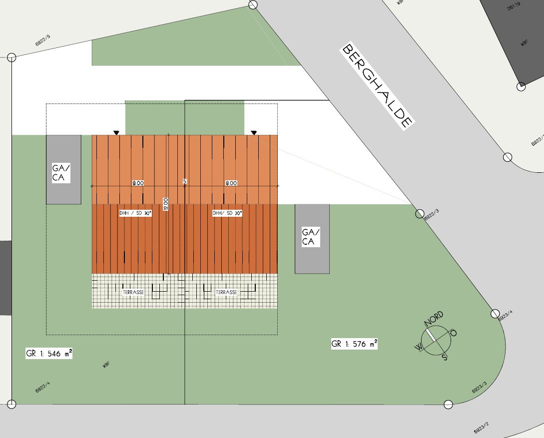 Großzügig wohnen im Doppelhaus inkl. Grundstück 546qm